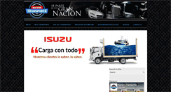 Desktop Screenshot of naciontransporte.com